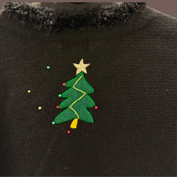 Berek Holiday Cardigan | Embroidered Beaded | Size M | Vintage - Picture 6 of 6